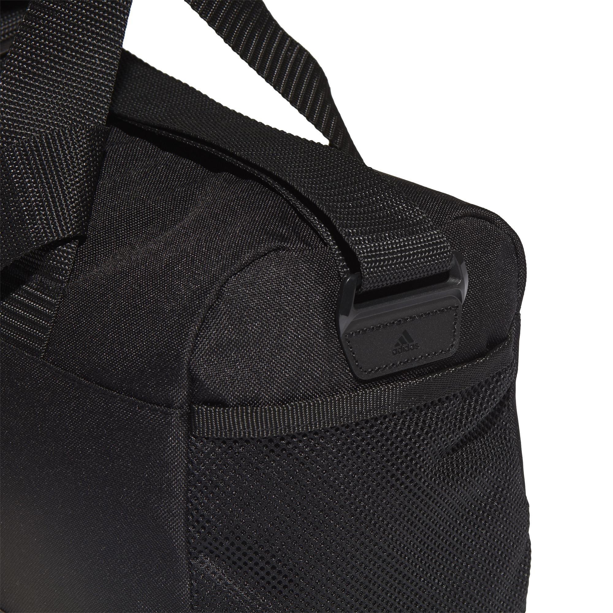Unisex Extra Small Essentials 3-Stripes Duffel Bag, Black, , large image number 13