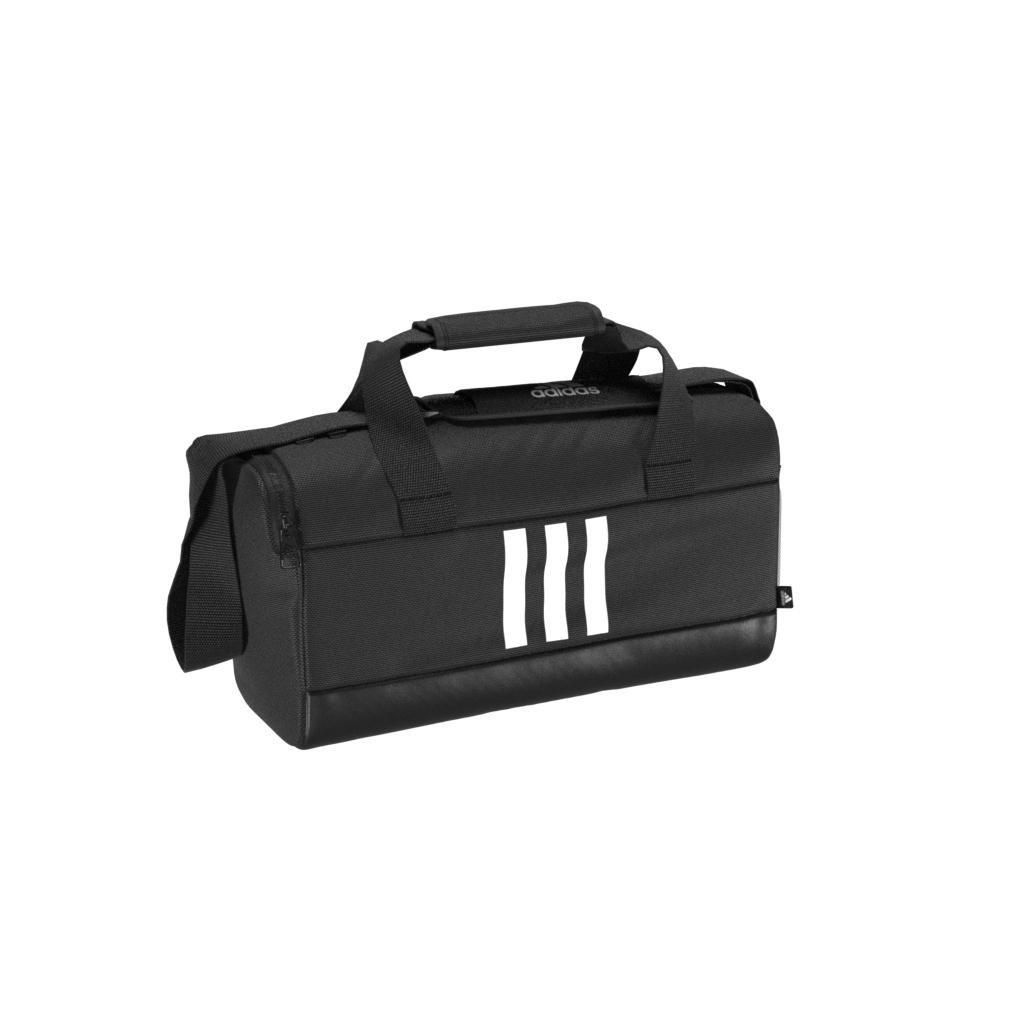 Unisex Extra Small Essentials 3-Stripes Duffel Bag, Black, , large image number 18