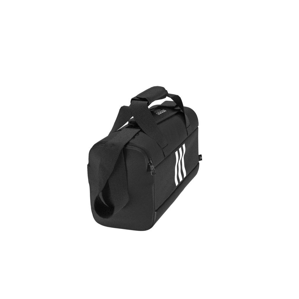 Unisex Extra Small Essentials 3-Stripes Duffel Bag, Black, , large image number 20