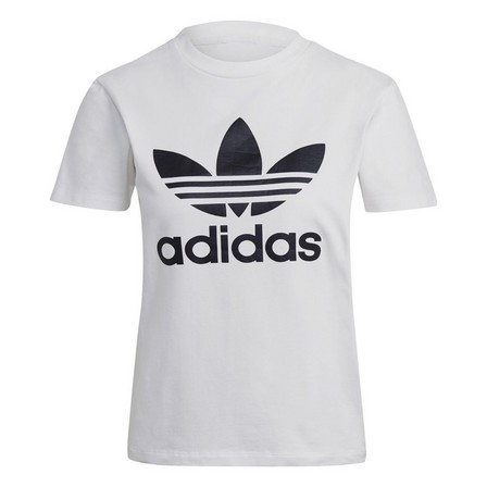 Adicolor Classics Trefoil T-Shirt White Female, A701_ONE, large image number 2