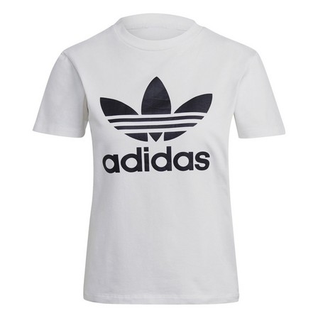 Adicolor Classics Trefoil T-Shirt White Female, A701_ONE, large image number 3