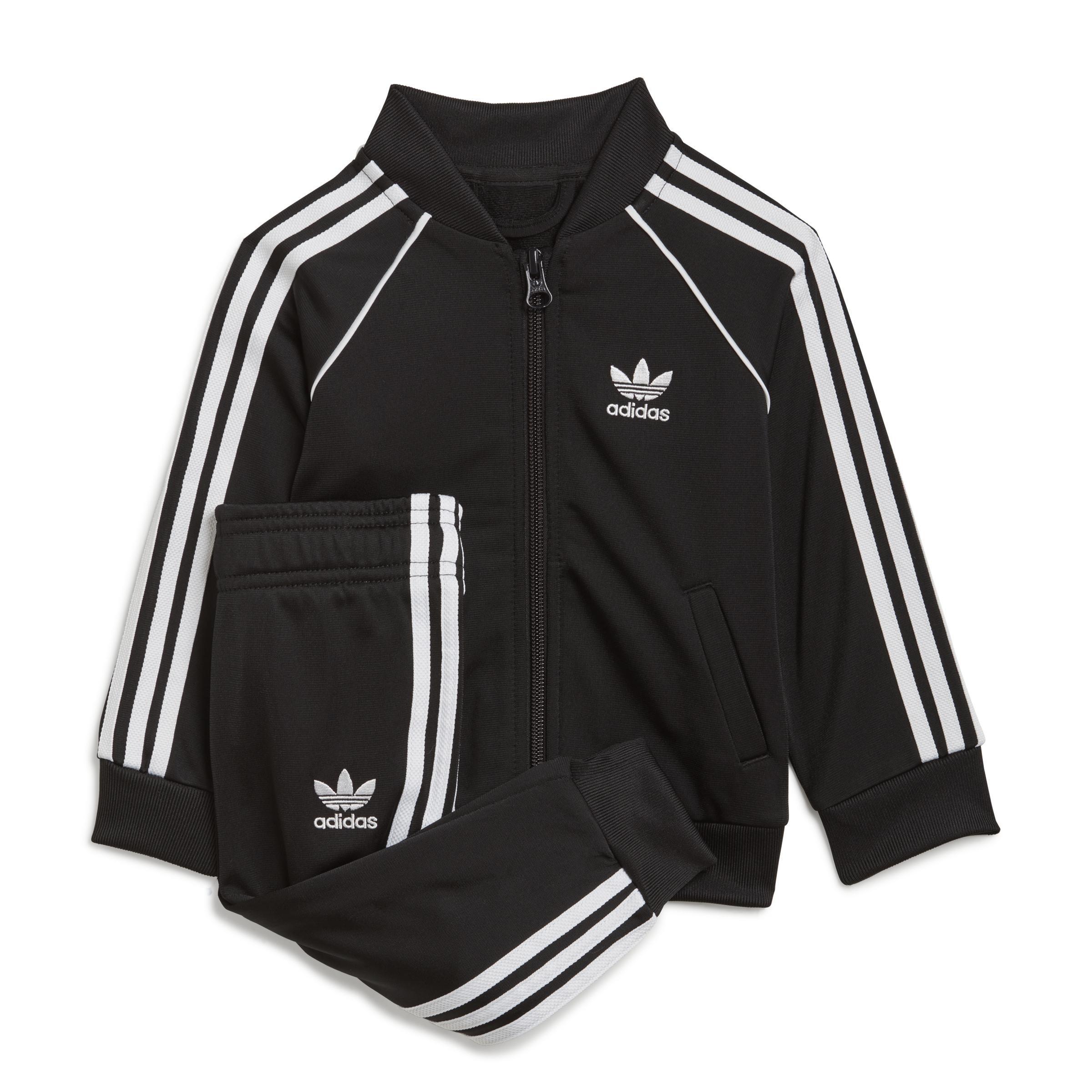 Unisex Kids Adicolor Sst Tracksuit, Black, A701_ONE, large image number 0