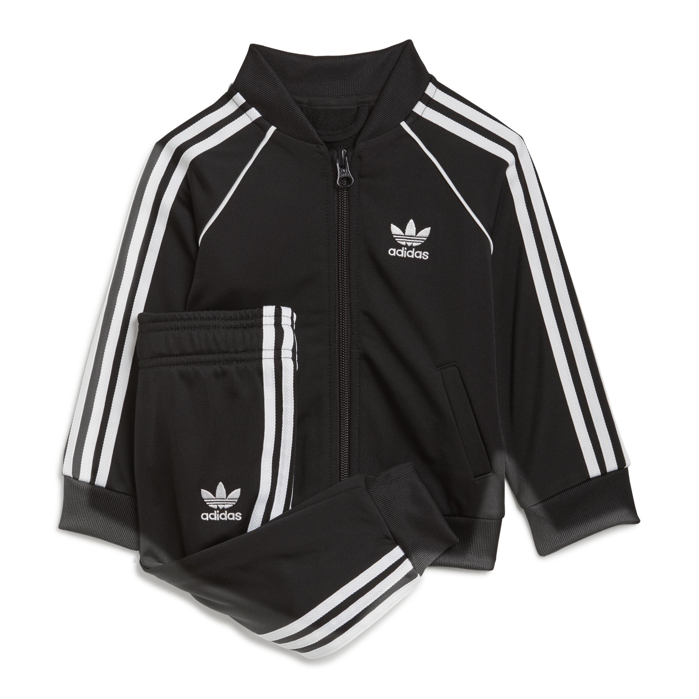 Unisex Kids Adicolor Sst Tracksuit, Black, A701_ONE, large image number 1