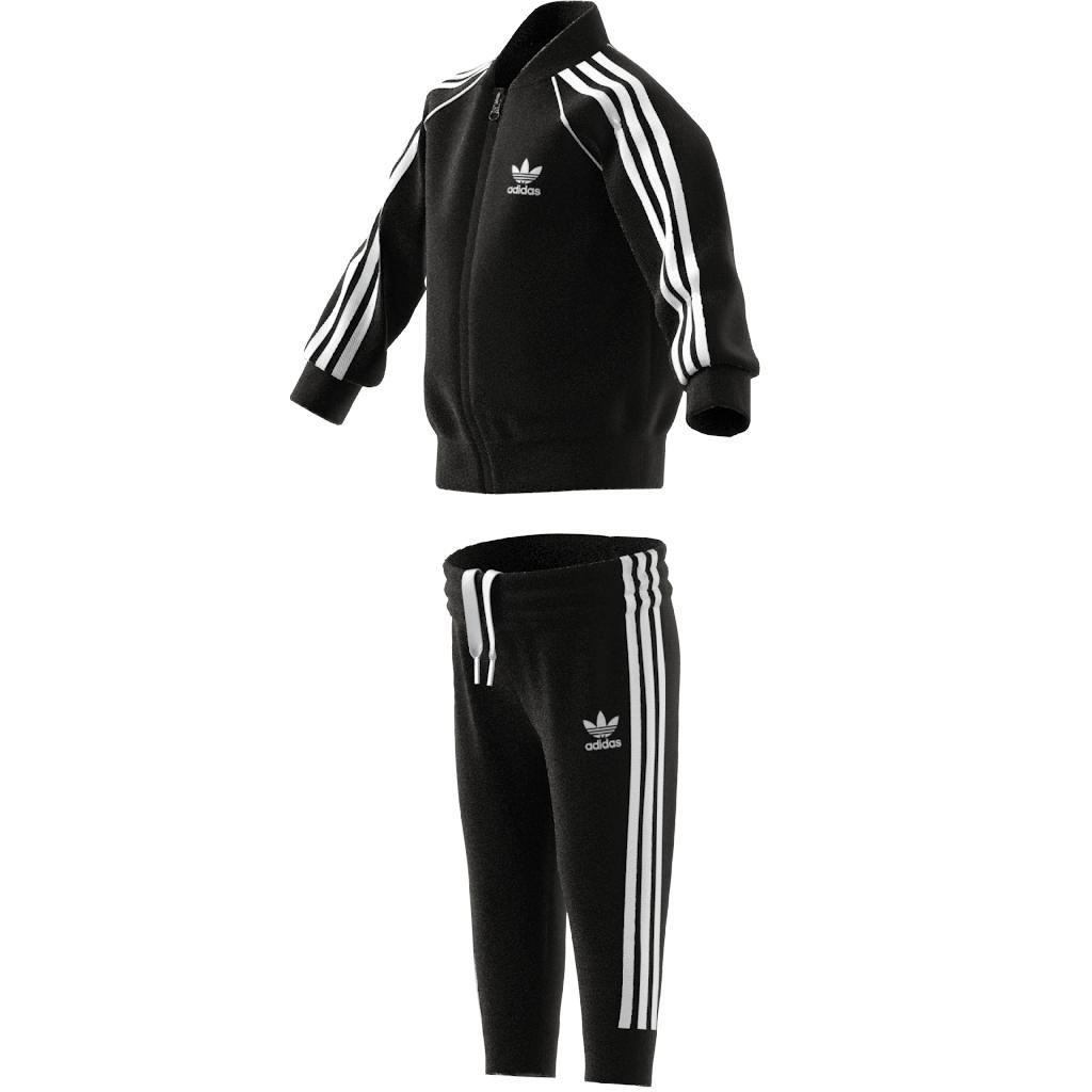 adidas - Unisex Infant Adicolor Sst Tracksuit, Black