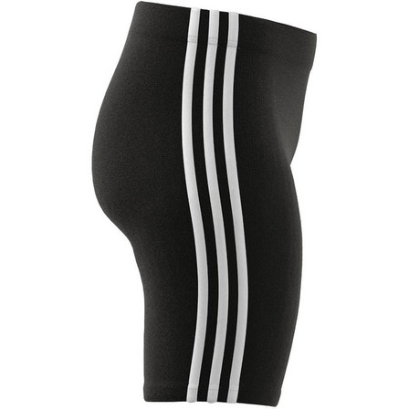 Women Essentials 3-Stripes Bike Shorts, Black, A701_ONE, large image number 15