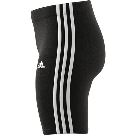 Women Essentials 3-Stripes Bike Shorts, Black, A701_ONE, large image number 16