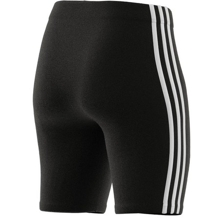 Women Essentials 3-Stripes Bike Shorts, Black, A701_ONE, large image number 23