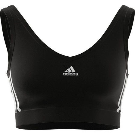 Women Essentials 3-Stripes Crop Top, Black, A701_ONE, large image number 3