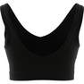Women Essentials 3-Stripes Crop Top, Black, A701_ONE, thumbnail image number 7