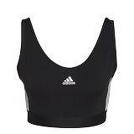 Women Essentials 3-Stripes Crop Top, Black, A701_ONE, large image number 31