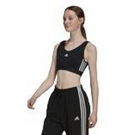 Women Essentials 3-Stripes Crop Top, Black, A701_ONE, large image number 42