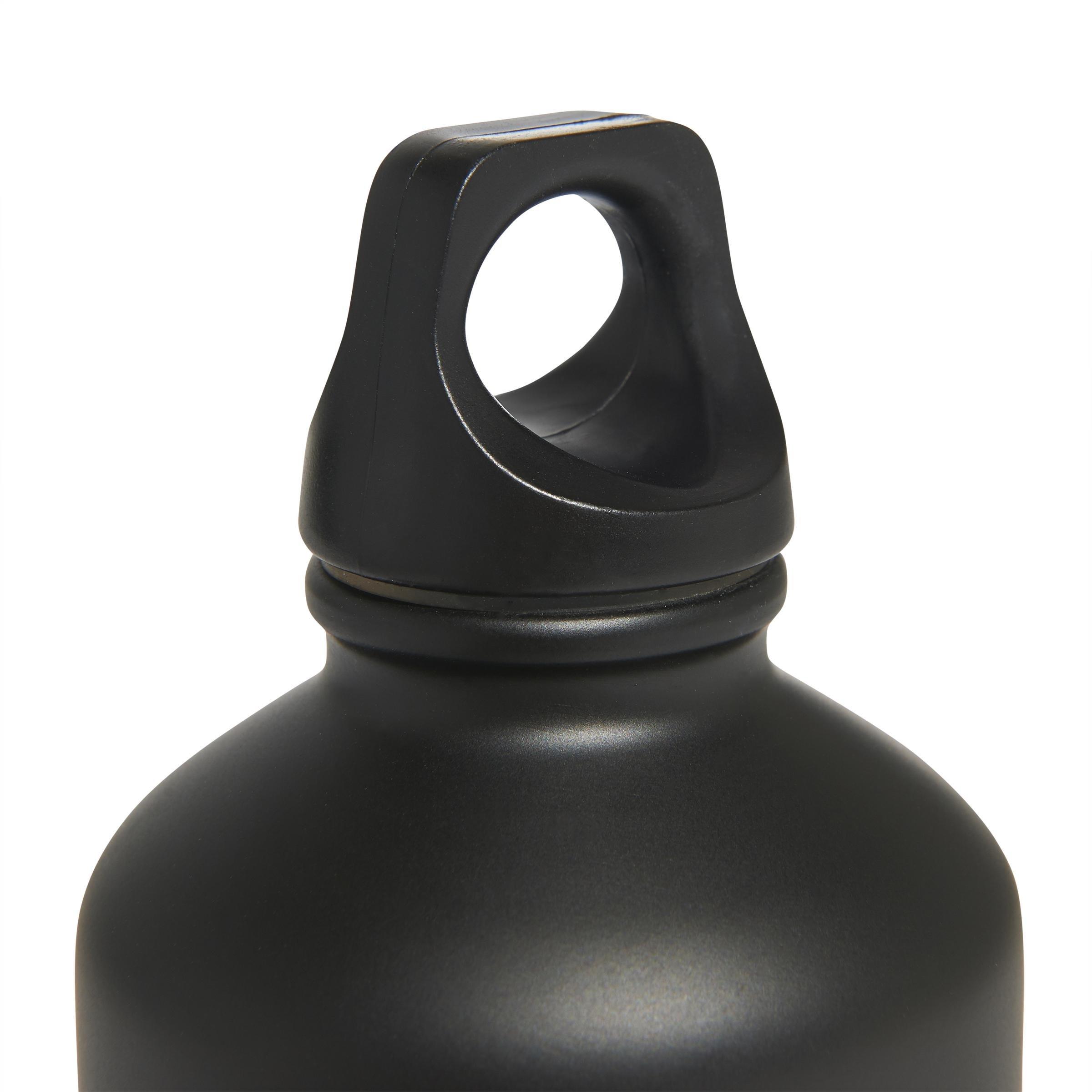 Unisex Parley For The Oceans Steel Water Bottle, Black, , large image number 5