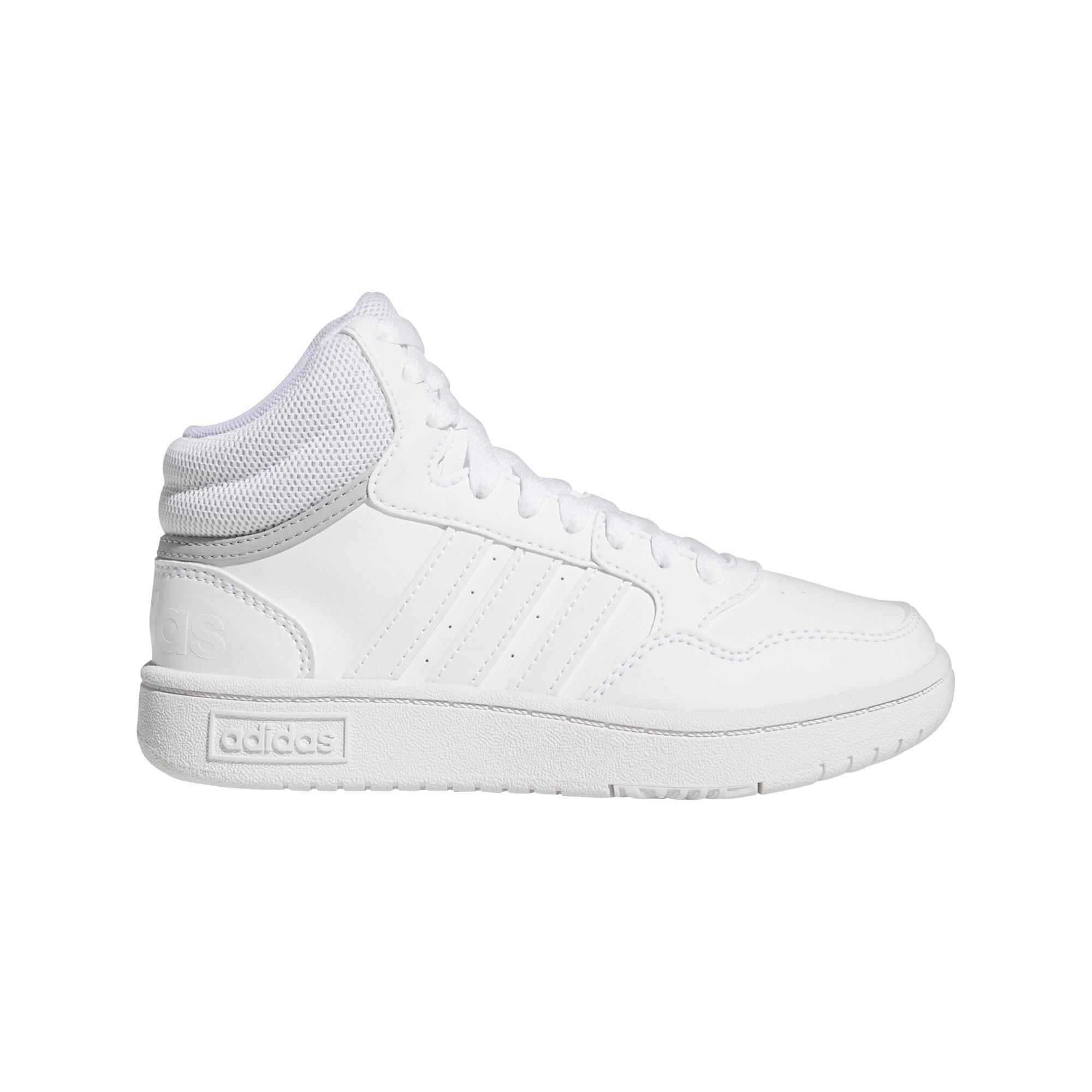 Unisex Hoops Mid Shoes, White, A701_ONE, large image number 0