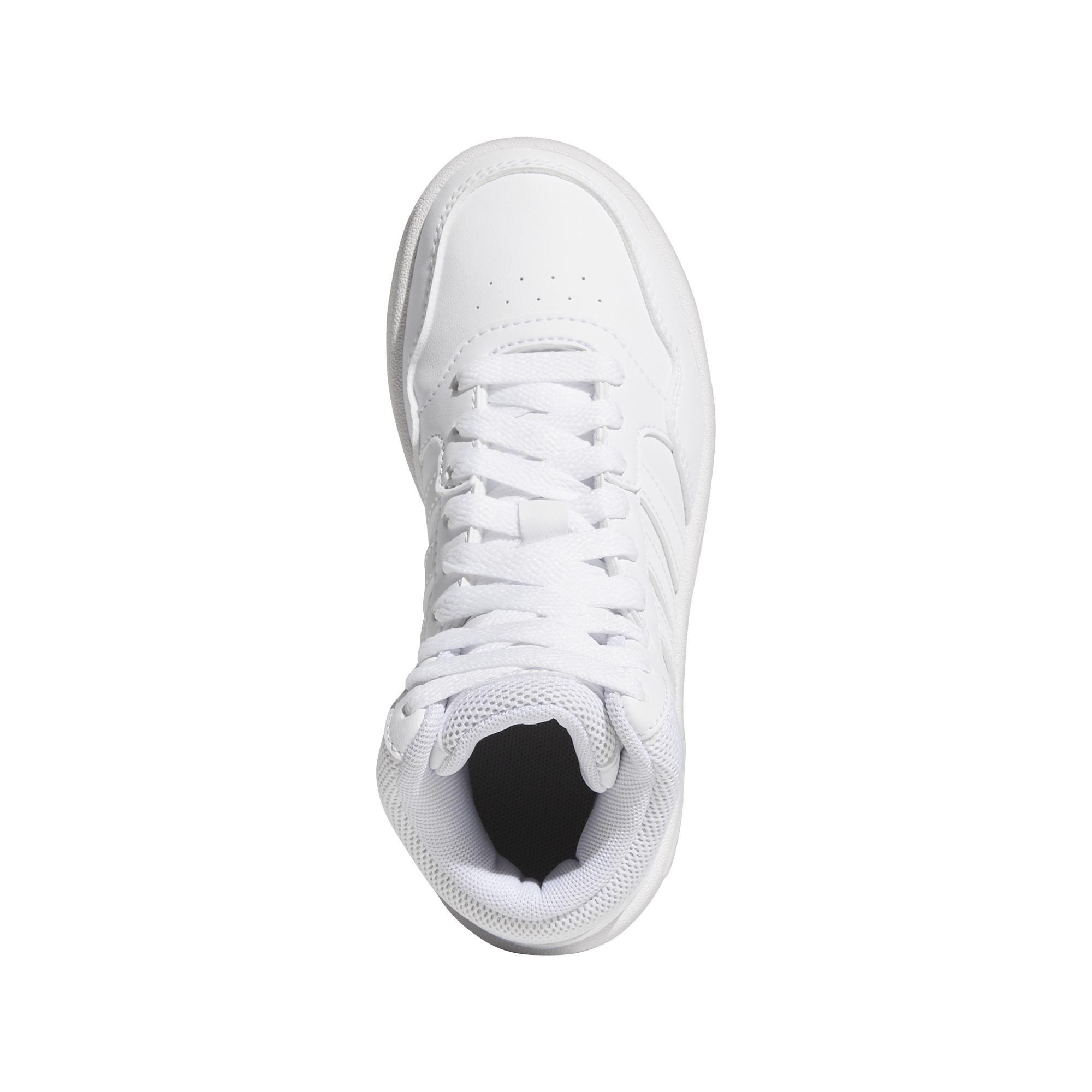 Unisex Hoops Mid Shoes, White, A701_ONE, large image number 5