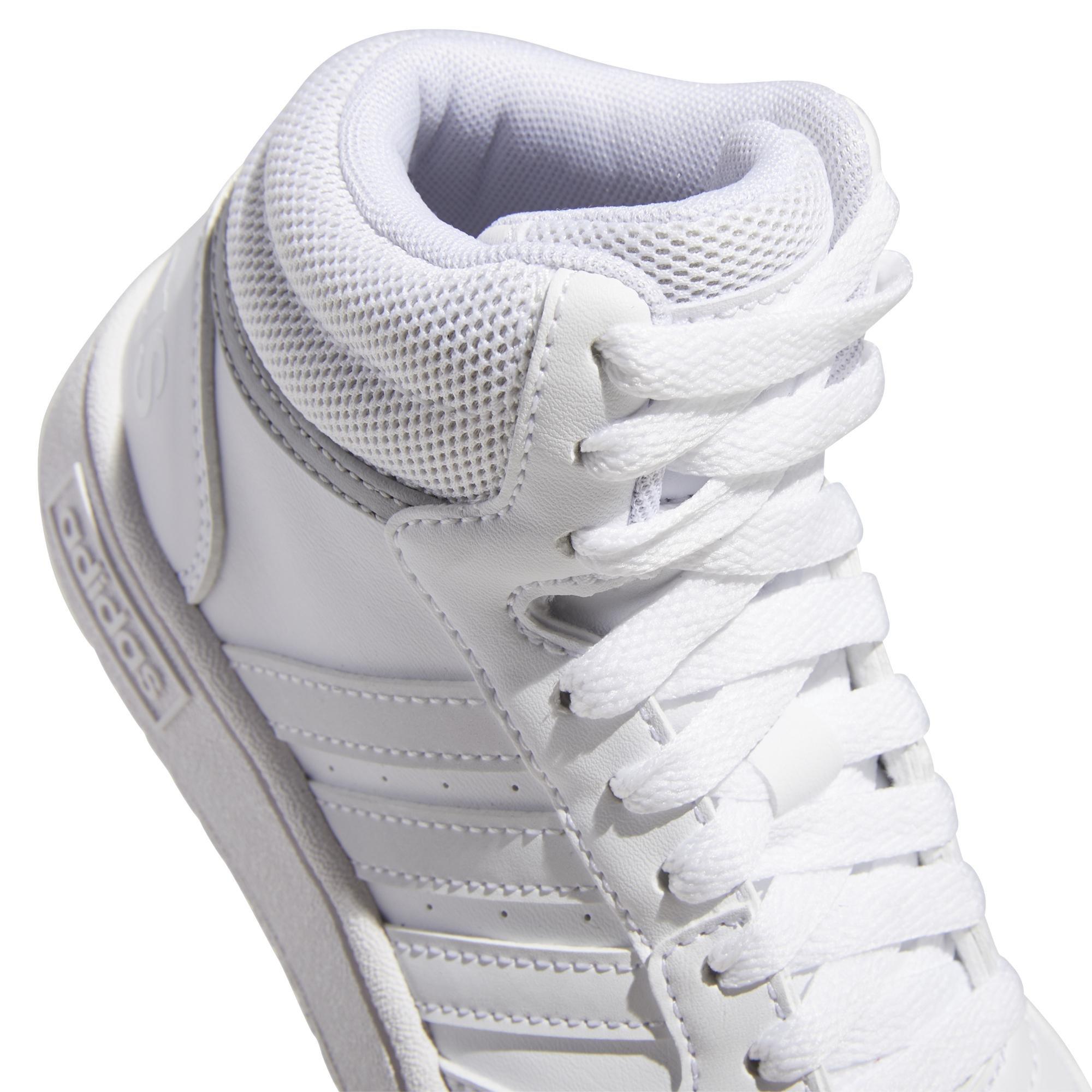 Unisex Hoops Mid Shoes, White, A701_ONE, large image number 9