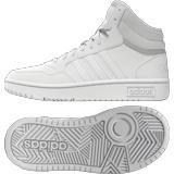 Unisex Hoops Mid Shoes, White, A701_ONE, large image number 12