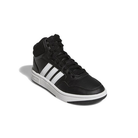 Hoops Mid Shoes core black Unisex Kids, A701_ONE, large image number 1