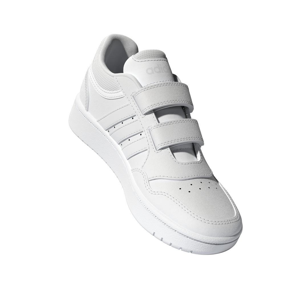 Unisex Hoops Lifestyle Basketball Hook-And-Loop Shoes, White, A701_ONE, large image number 14