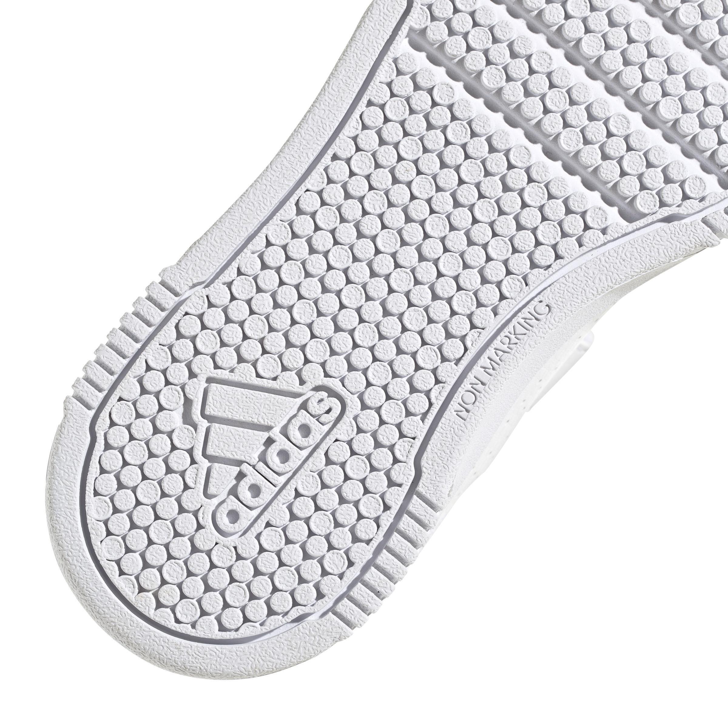 Unisex Tensaur Sport Training Hook And Loop Shoes, White, A701_ONE, large image number 4