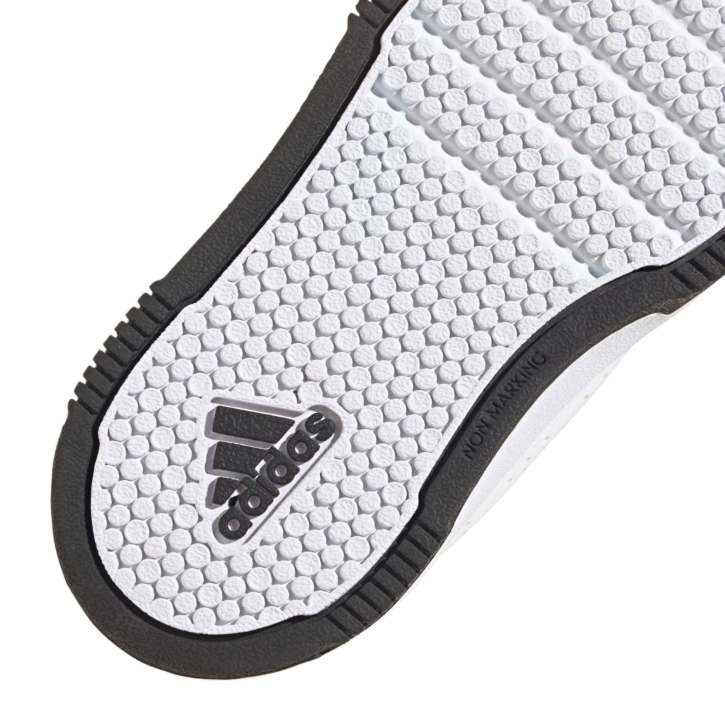Unisex Kids Tensaur Hook and Loop Shoes, White, , large image number 5