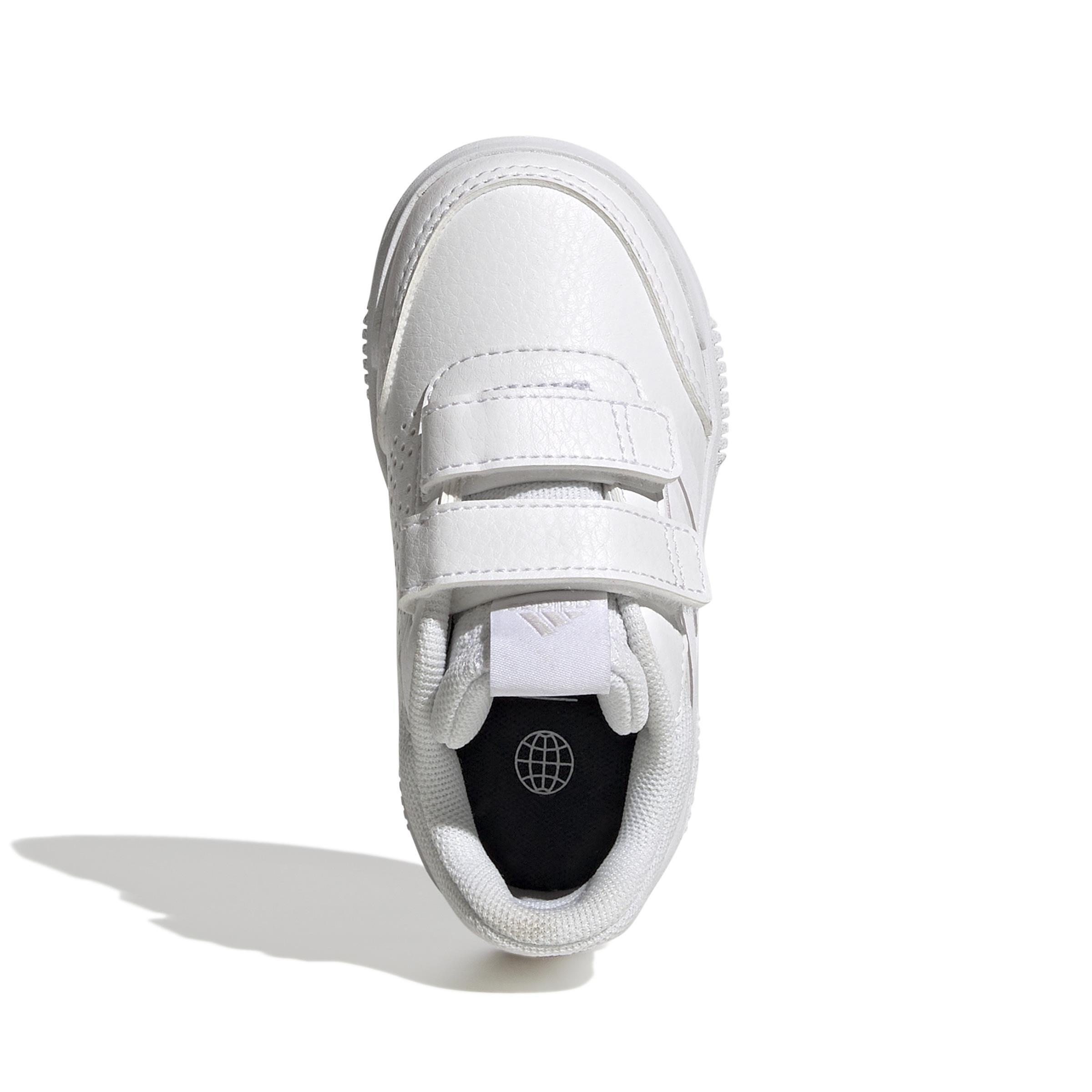 Unisex Kids Tensaur Hook and Loop Shoes, White, , large image number 1
