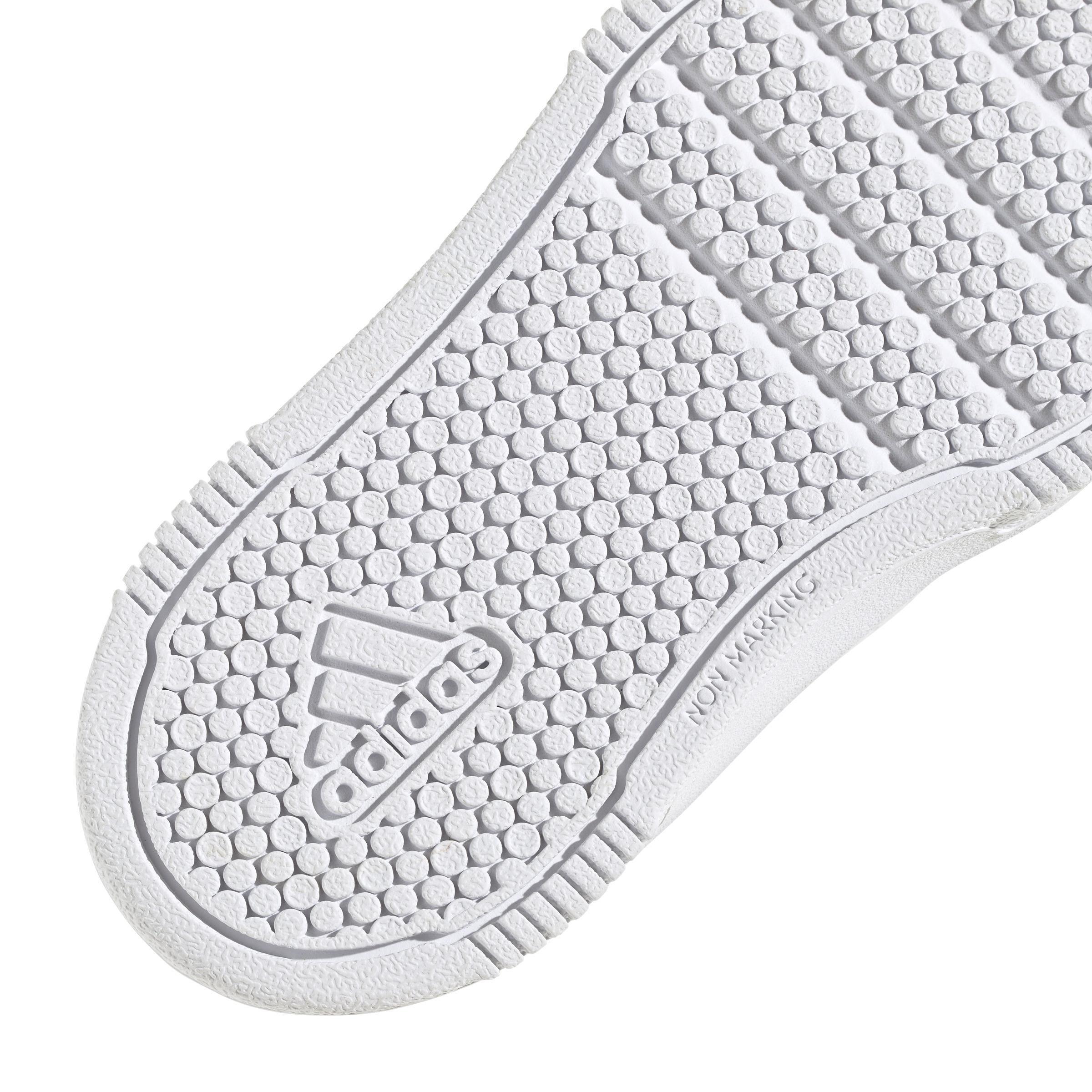 Unisex Kids Tensaur Hook and Loop Shoes, White, , large image number 4
