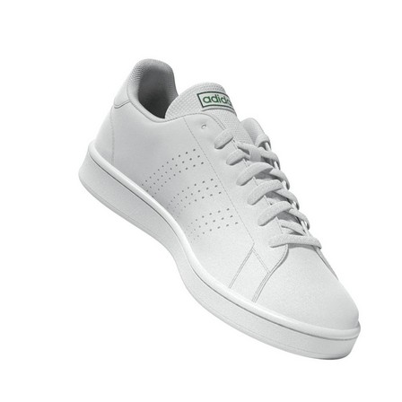 Men Advantage Base Court Lifestyle Shoes Ftwr, White, A701_ONE, large image number 5