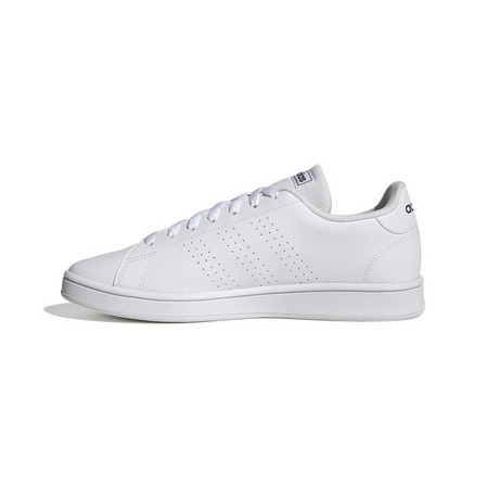 Men Advantage Base Court Lifestyle Shoes Ftwr, White, A701_ONE, large image number 7