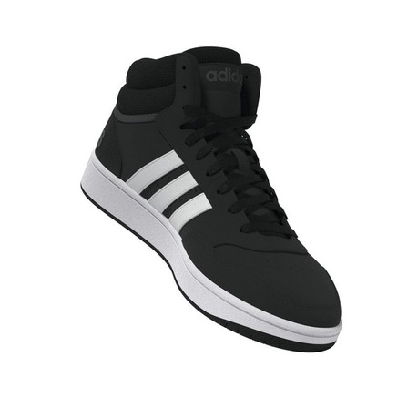 Men Hoops 3.0 Mid Classic Vintage Shoes, Black, A701_ONE, large image number 14