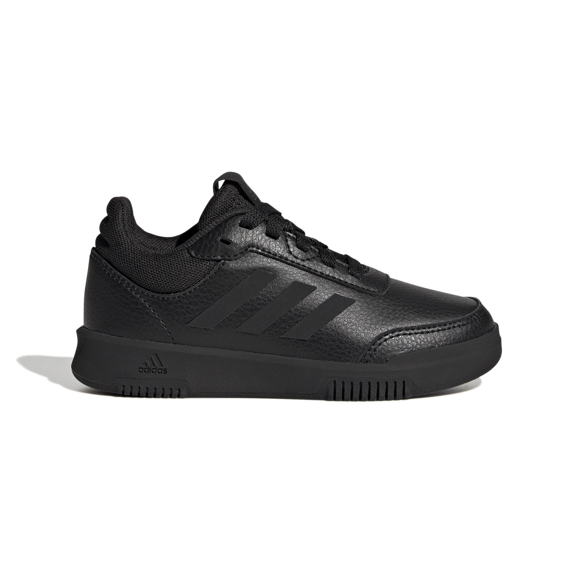 Unisex Kids Tensaur Sport Training Lace Shoes, Black, , large image number 0