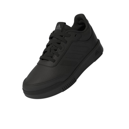 Unisex Kids Tensaur Sport Training Lace Shoes, Black, A701_ONE, large image number 5