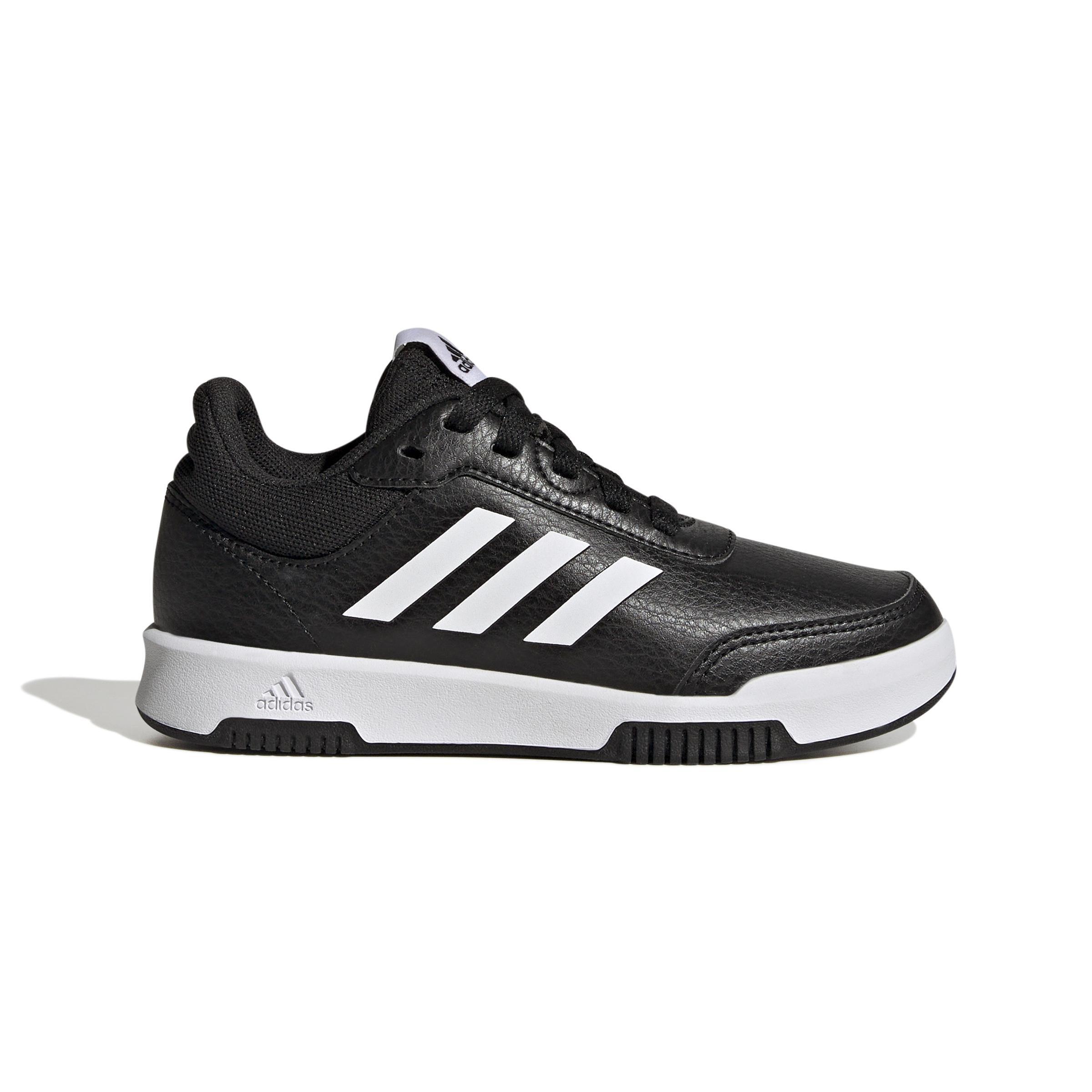Unisex Kids Tensaur Sport Training Lace Shoes, Black, , large image number 0