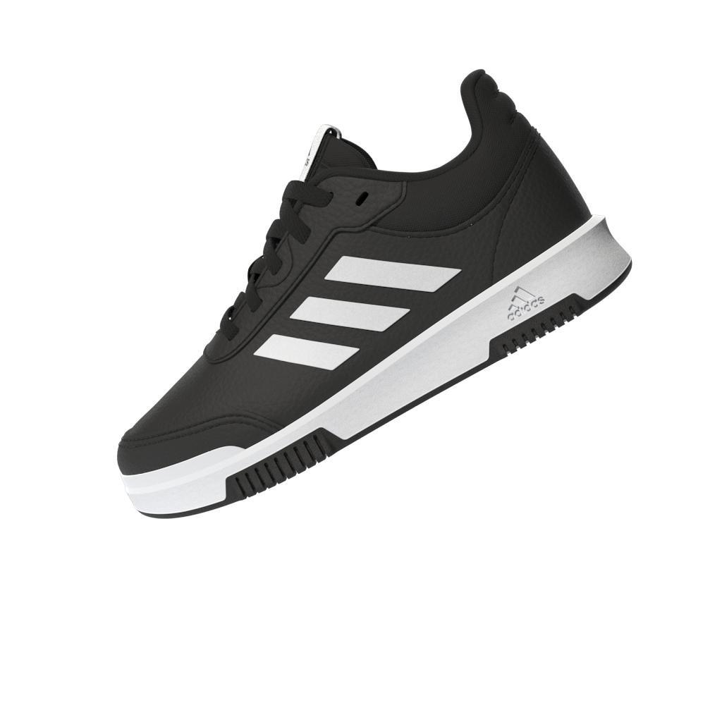 Unisex Kids Tensaur Sport Training Lace Shoes, Black, , large image number 5