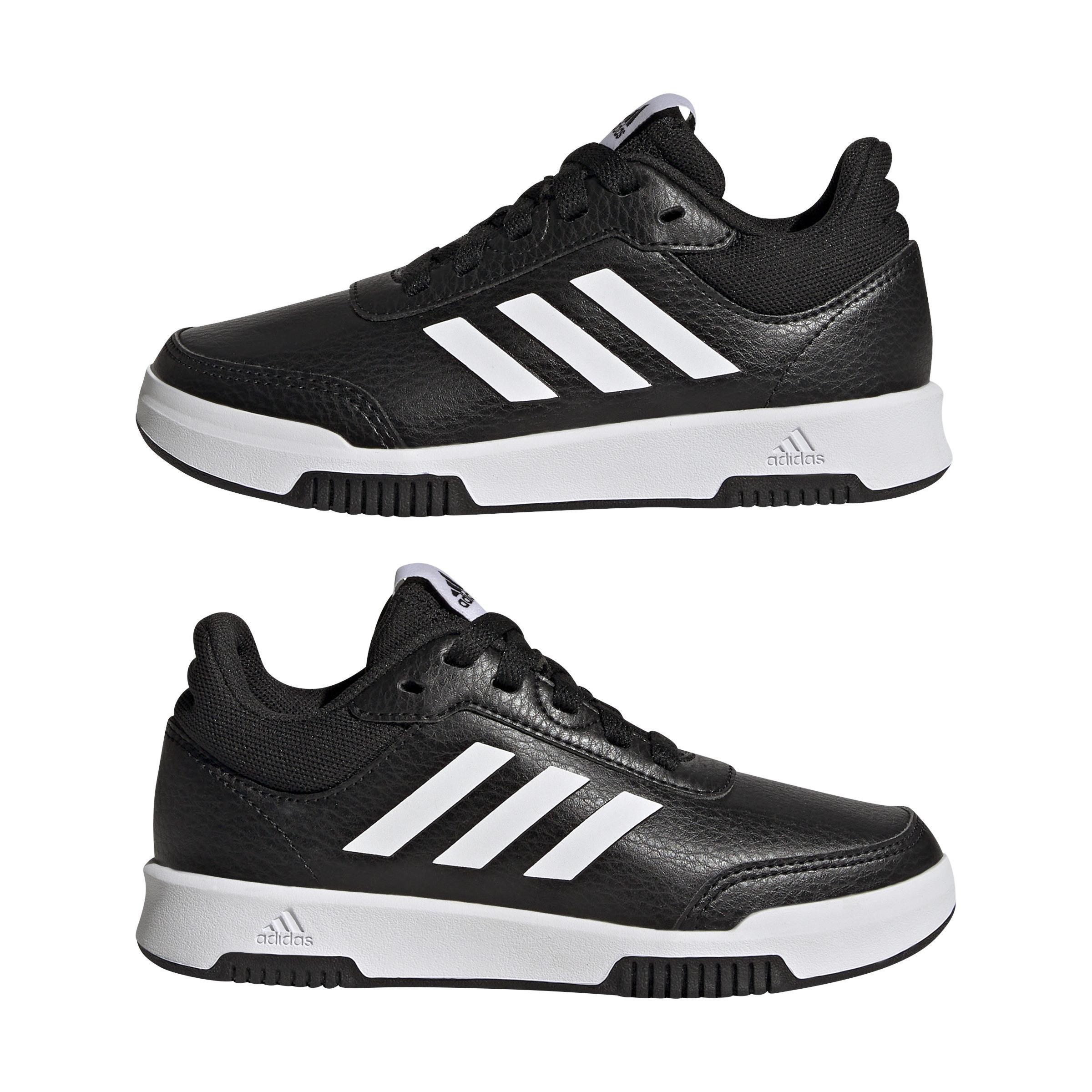 Unisex Kids Tensaur Sport Training Lace Shoes, Black, , large image number 6