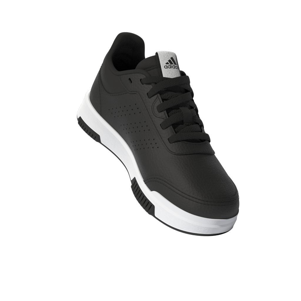 Unisex Kids Tensaur Sport Training Lace Shoes, Black, , large image number 13