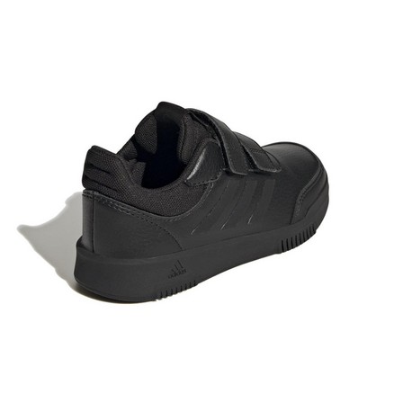 Unisex Kids Tensaur Sport Training Hook And Loop Shoes, Black, A701_ONE, large image number 1