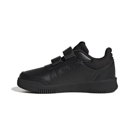 Unisex Kids Tensaur Sport Training Hook And Loop Shoes, Black, A701_ONE, large image number 12