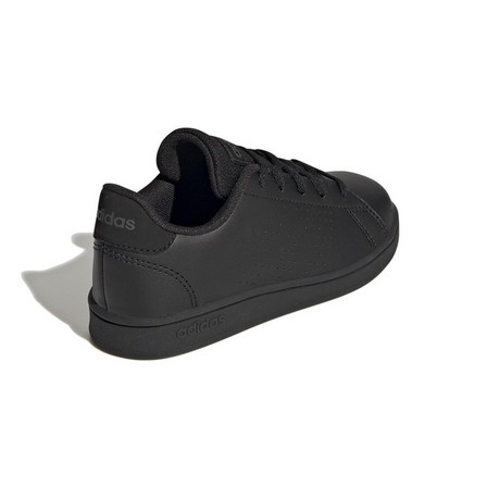 Unisex Kids Advantage Lifestyle Court Lace Shoes Core, Black, A701_ONE, large image number 2