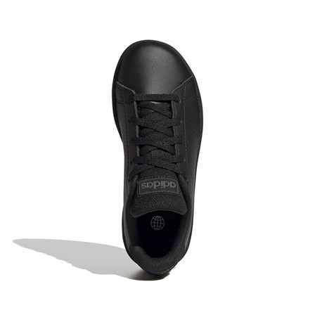Unisex Kids Advantage Lifestyle Court Lace Shoes Core, Black, A701_ONE, large image number 7