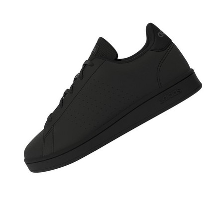 Unisex Kids Advantage Lifestyle Court Lace Shoes Core, Black, A701_ONE, large image number 10