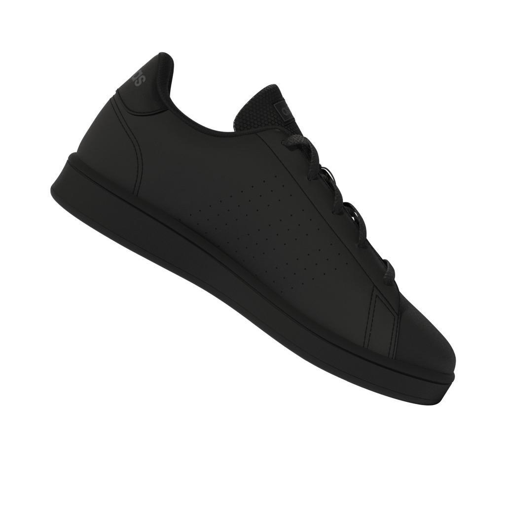 adidas - Unisex Kids Advantage Lifestyle Court Lace Shoes Core, Black