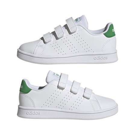 Advantage Court Lifestyle Hook-and-Loop Shoes ftwr white Unisex Kids, A701_ONE, large image number 6
