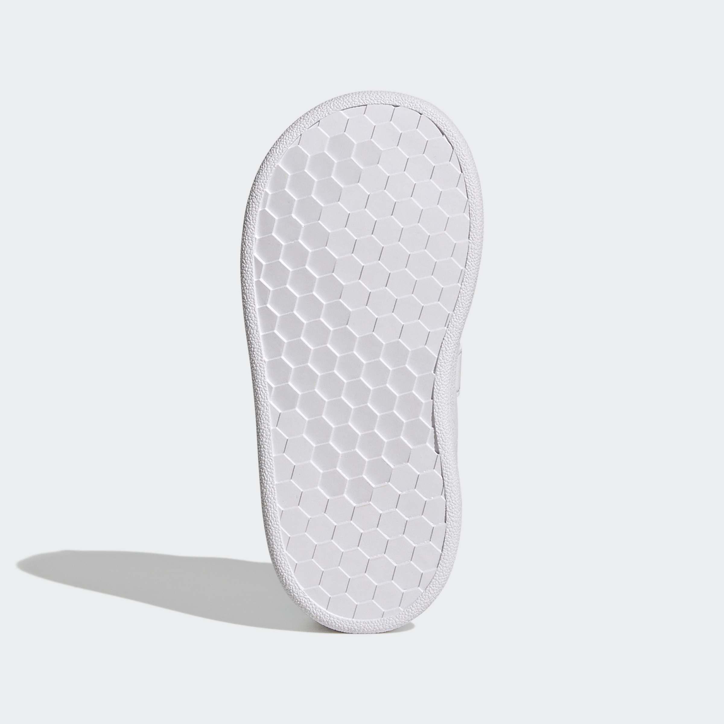 Unisex Kids Advantage Lifestyle Court Two Hook-And-Loop Shoes, White, A701_ONE, large image number 7