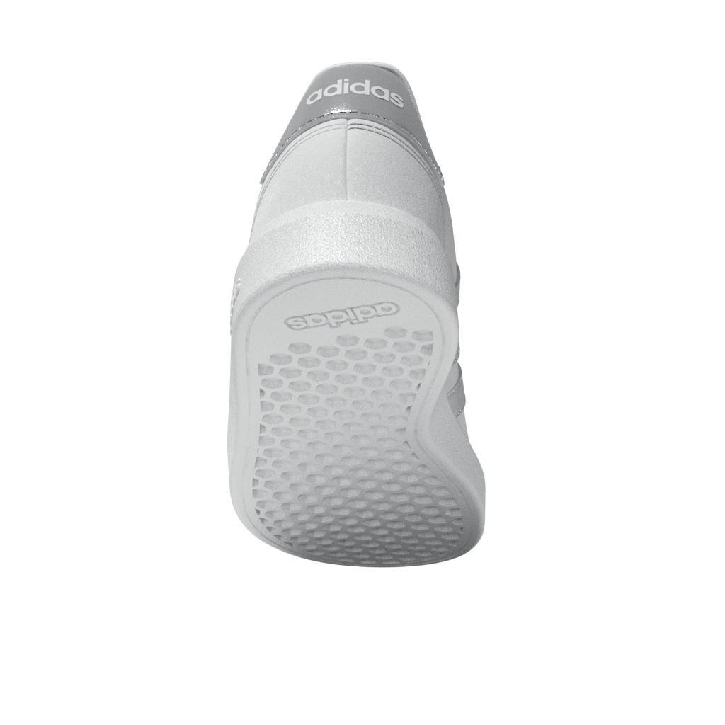 Kids Unisex Grand Court Lifestyle Tennis Lace-Up Shoes, White, A701_ONE, large image number 10
