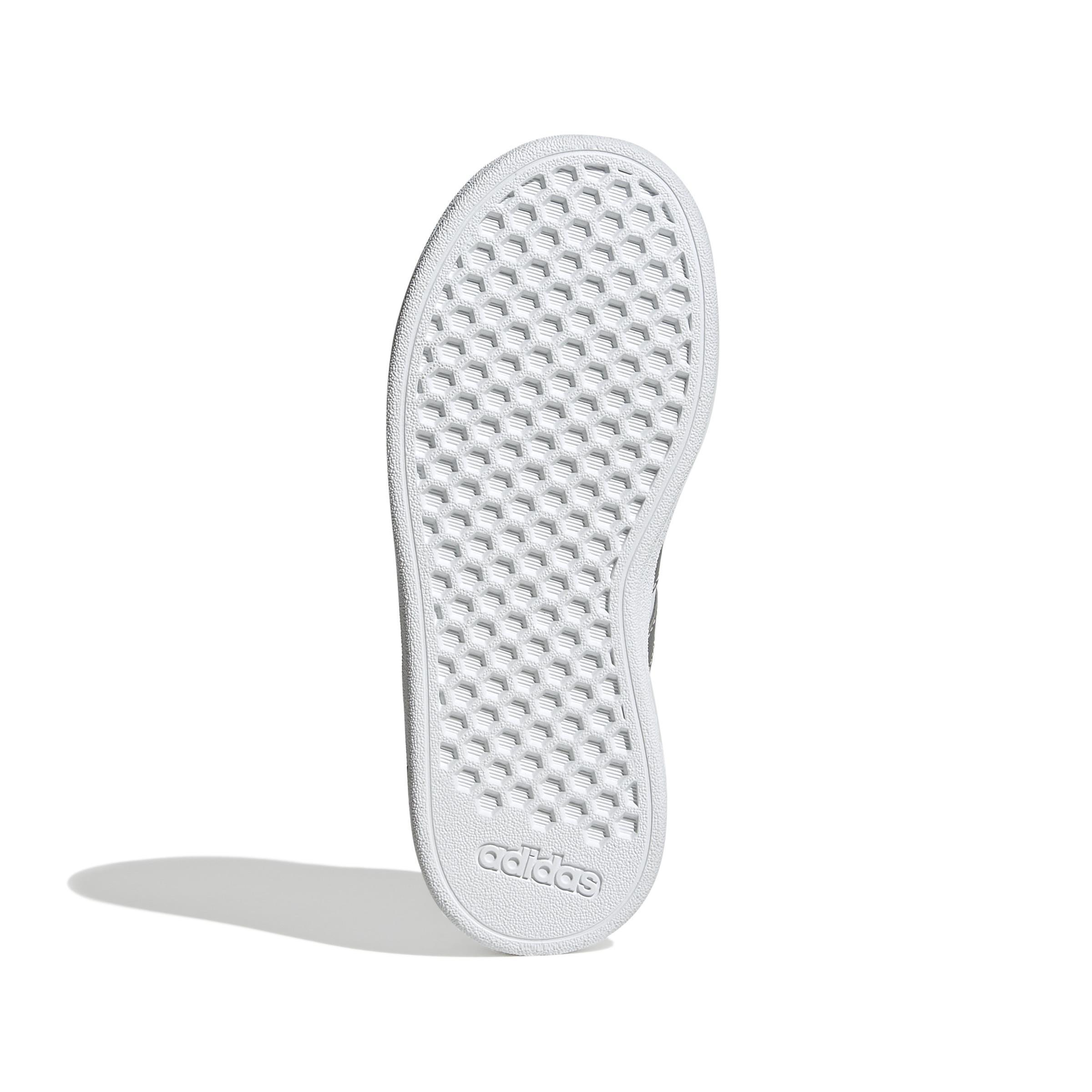 Kids Unisex Grand Court Lifestyle Tennis Lace-Up Shoes, White, A701_ONE, large image number 14