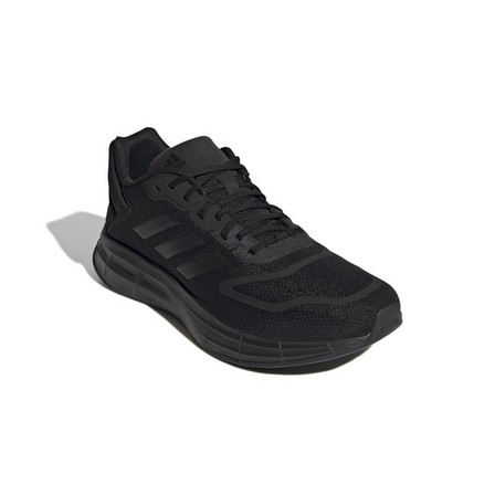 Mens Black Duramo 10 Shoes, Black, A701_ONE, large image number 3