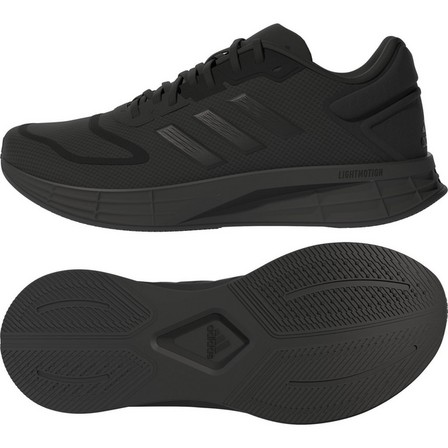 Mens Black Duramo 10 Shoes, Black, A701_ONE, large image number 13