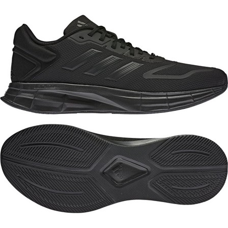 Mens Black Duramo 10 Shoes, Black, A701_ONE, large image number 19