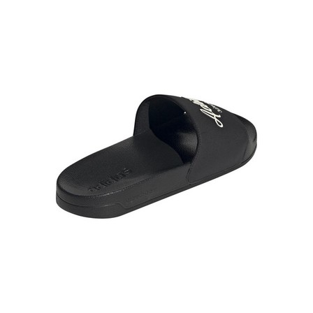 Unisex Adilette Shower Slides, Black, A701_ONE, large image number 4