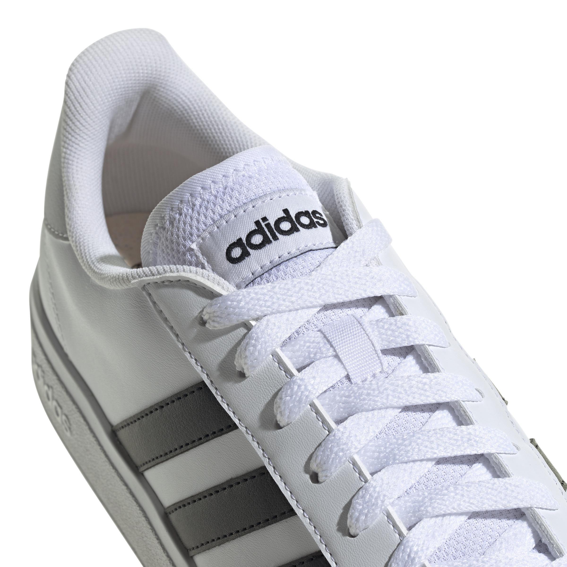 adidas Grand Court Base Shoes - White, Men's Lifestyle